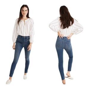 Madewell Roadtripper Jegging Size 31 Tall with Zipper Detail Stretchy